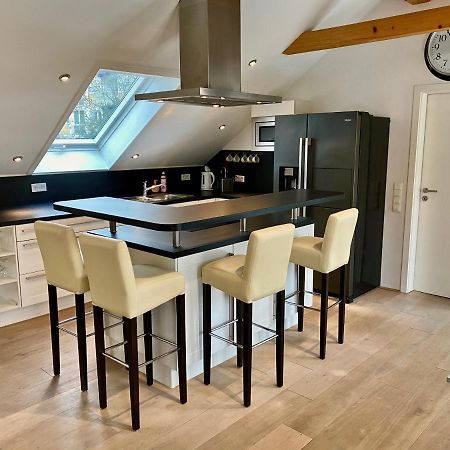 라벤스부르크 Luxurioeses Studio Im Zentrum, Balkon, Kamin, Klima 아파트 외부 사진