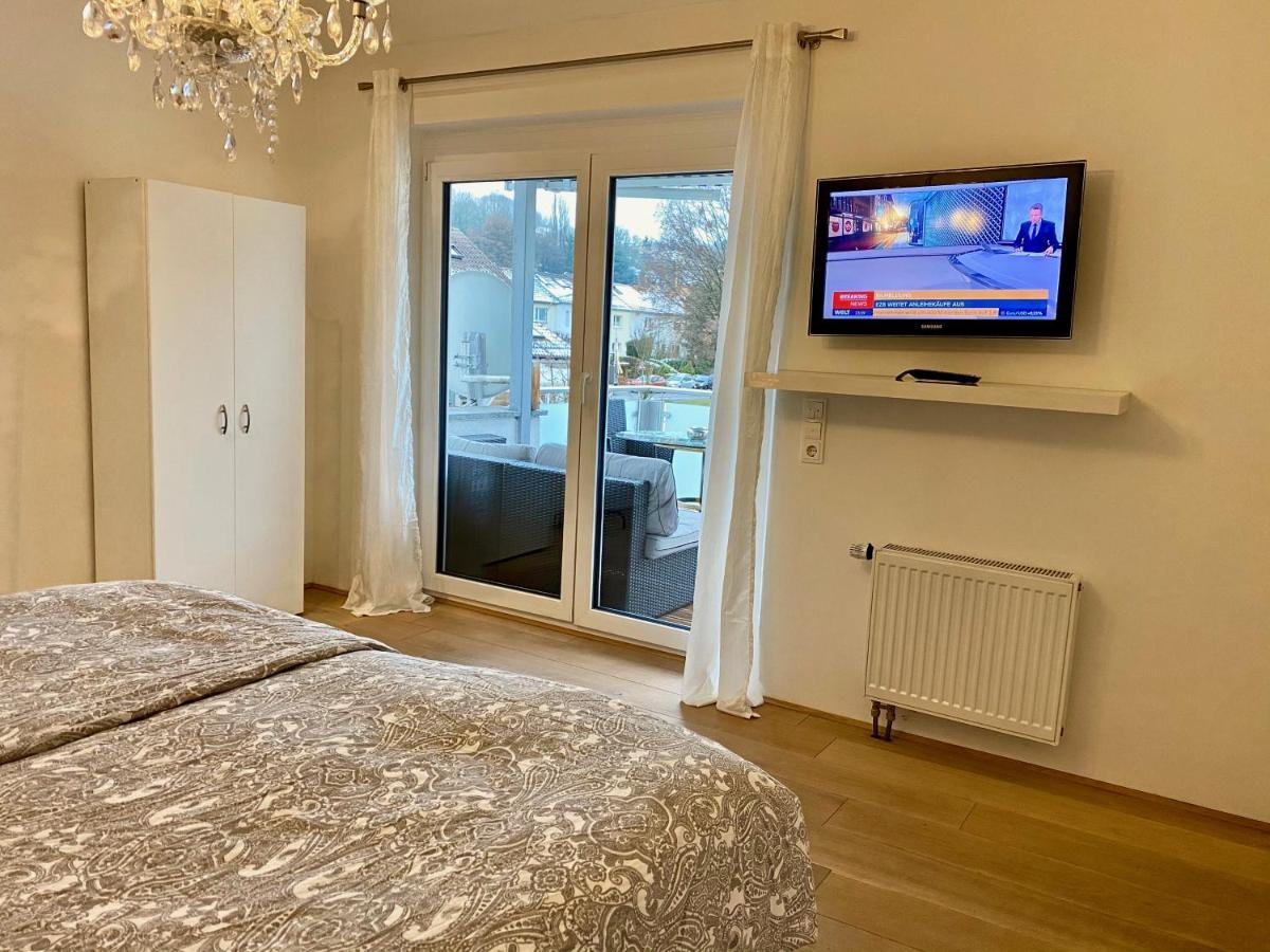 라벤스부르크 Luxurioeses Studio Im Zentrum, Balkon, Kamin, Klima 아파트 외부 사진